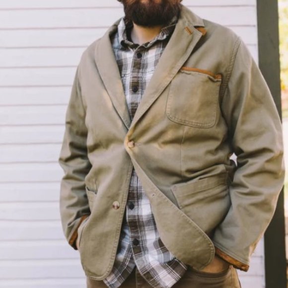 Orvis Men's Zambezi Leather Trim Safari Jacket - L